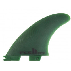 QUILLAS FCS CARVER NEON GLASS VERDE