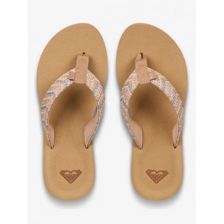 CHANCLAS ROXY PORTO RAFFIA